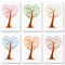 BEST PAPER GREETINGS Blank Heart Shaped Tree Greeting Cards - Thank You Cards with Envelopes - All-Occasion Stationery - Staff Appreciation & You Are Loved Notes - 4 x 6 in, 48 Count, Assorted Colors